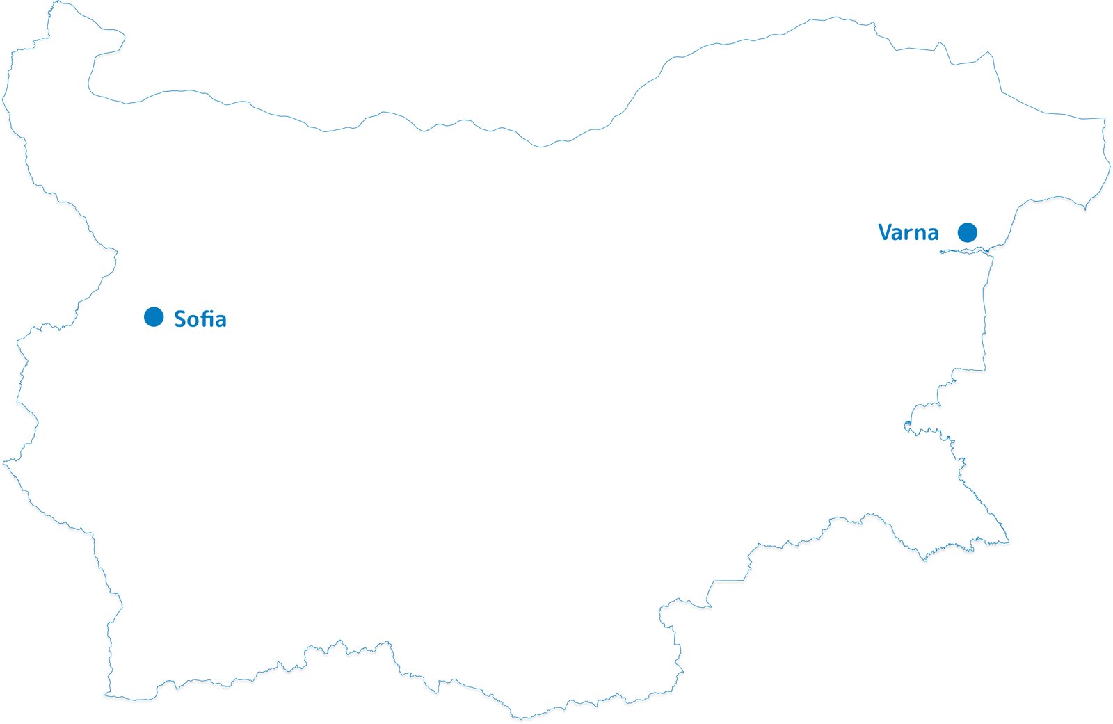 Map Bulgarien